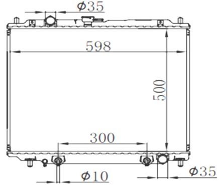 Радиатор MC-V46W-1232